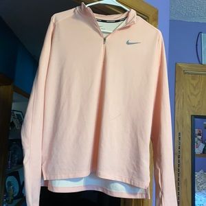 Pink Nike Dri-Fit pullover